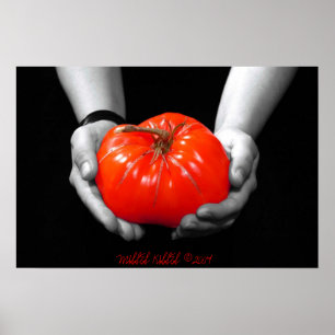 DAS ANGEBOT IN ROT POSTER