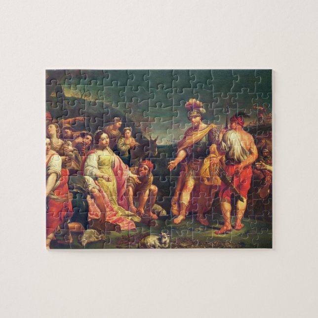Das Angebot von Abigail vor David Puzzle (Horizontal)