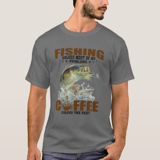 Das Angeln löst die meisten meiner Probleme Kaffee T-Shirt
