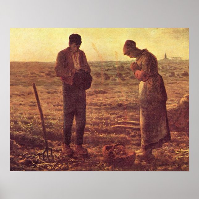 Das Angelus Gebet Die Jungfrau der Verkündigung Ma Poster (Vorne)