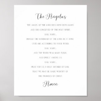 Das Angelus-Gebet Poster