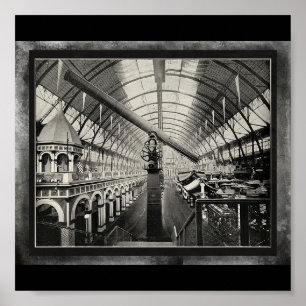 Das Angemessen-Große Teleskop der Plakat-Welten Poster