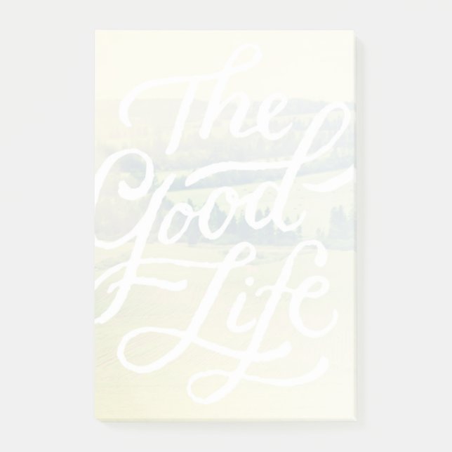 Das angenehme Leben 2 Post-it Klebezettel (Vorderseite)