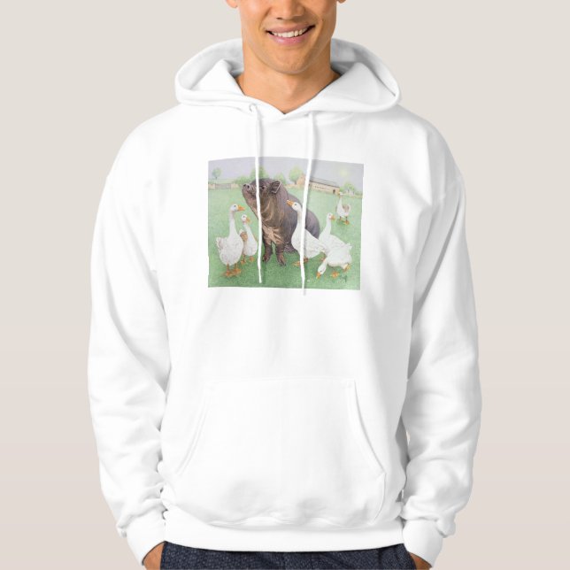 Das angenehme Leben Hoodie (Vorderseite)