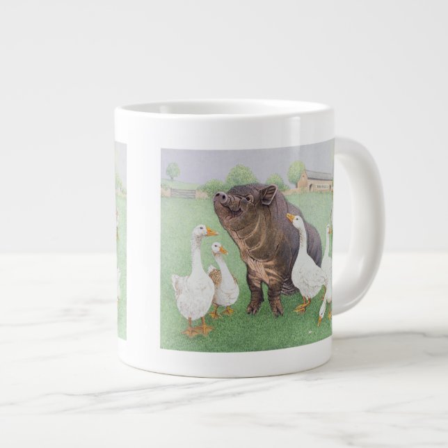 Das angenehme Leben Jumbo-Tasse (Vorderseite Rechts)