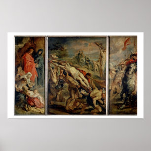 Das Anheben des Kreuzes, bis 1609-10 gemalt ( Poster