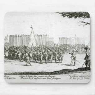 Das Anheben einer Armee Mousepad