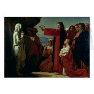 Das Anheben von Lazarus, 1857