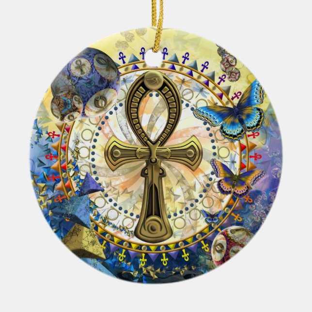 Das Ankh Keramikornament (Vorne)