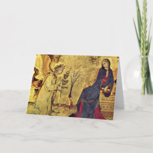 Das Ankündigungs13. jahrhundert Feiertagskarte