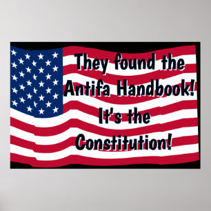 Das Antifa-Handbuch Patriotisch (ds) Poster