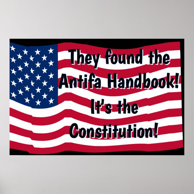 Das Antifa-Handbuch Patriotisch (ds) Poster (Vorne)