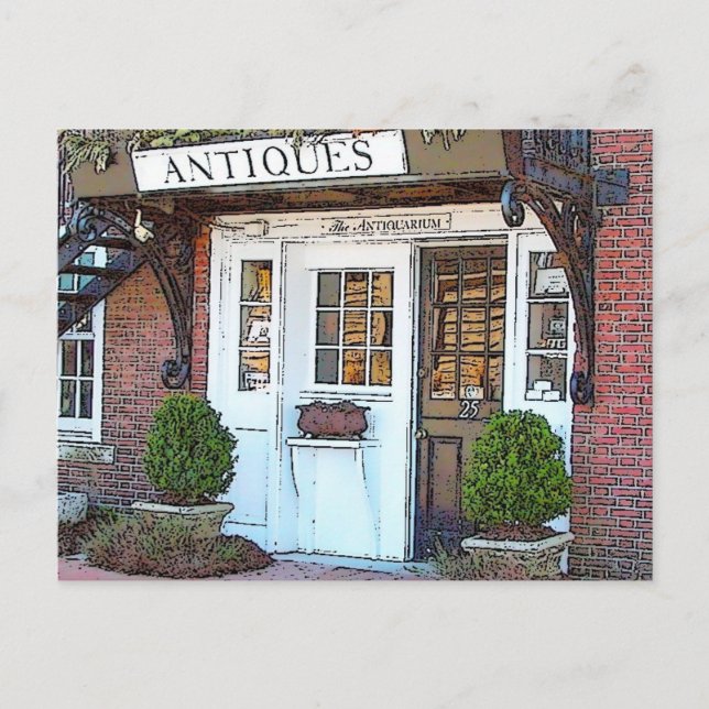 Das Antiquarium, Portsmouth, NH-Postkarte Postkarte (Vorderseite)