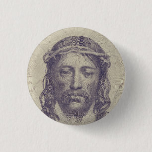 Das Antlitz Christi auf dem Schleier der hl. Veron Button