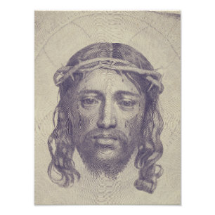 Das Antlitz Christi auf dem Schleier der hl. Veron Fotodruck
