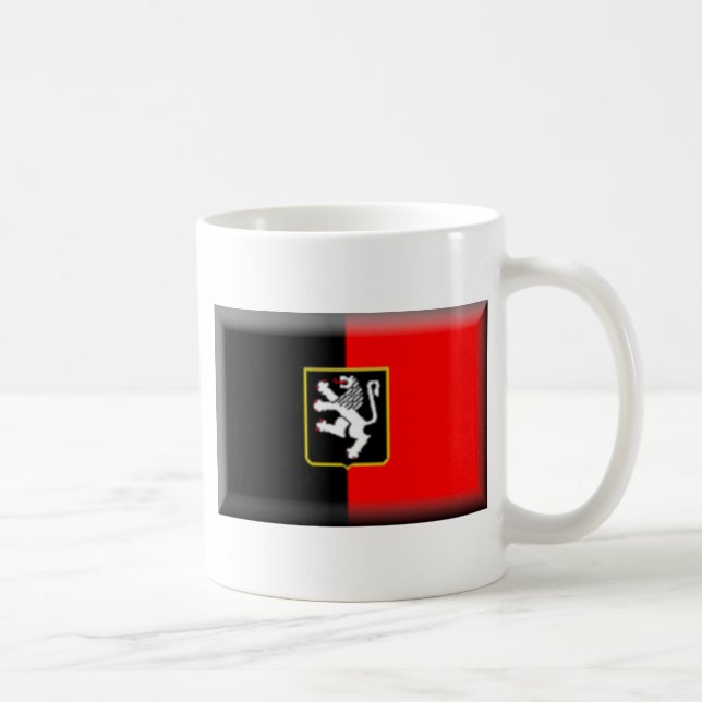 Das Aostatal-Flagge Tasse (Rechts)