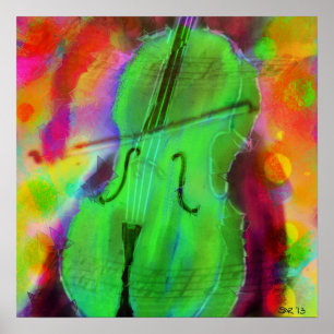 Das Apple-Cello Poster