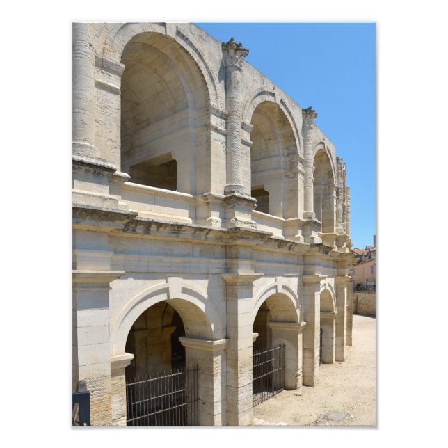Das Arles Amphitheater in Frankreich Fotodruck (Vorne)