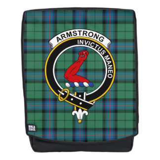 Das Armstrong Jagdklan Wappen Tartan Kariert Rucksack