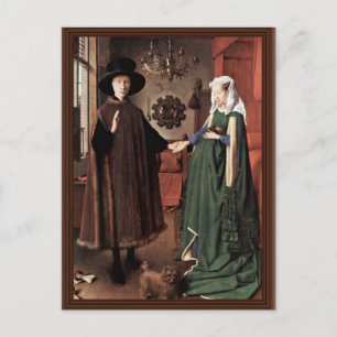 Das Arnolfini Portrait Die Arnolfini Hochzeit von  Postkarte