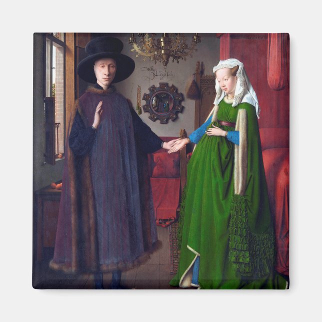 Das Arnolfini-Portrait, Jan van Eyck Magnet (Vorne)