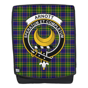 Das Arnott-Clan-Wappen-Tartan-Karo Rucksack