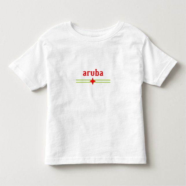 Das Aruba-Entwurf der Kleinkinder mit Kleinkind T-shirt (Vorderseite)