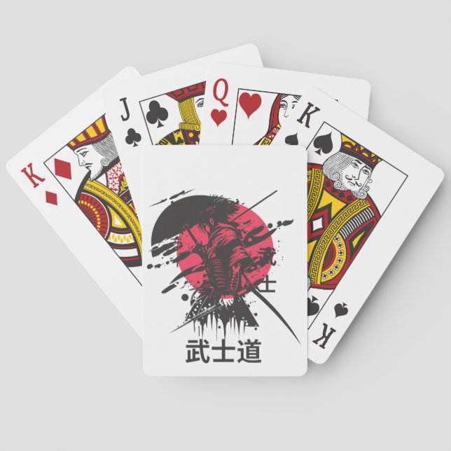 Das Ass des Bushido Spielkarten (Rückseite)