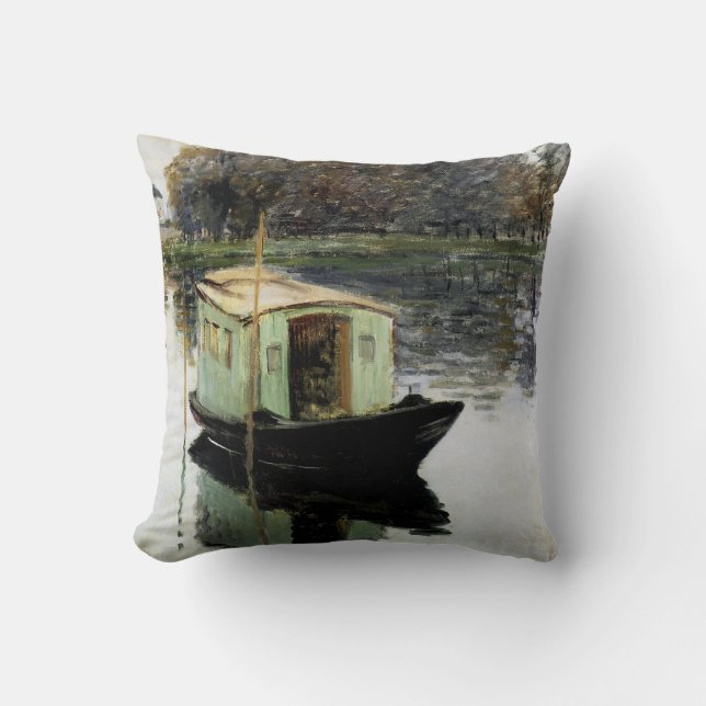 Das Atelierboot Kissen (Vorderseite)