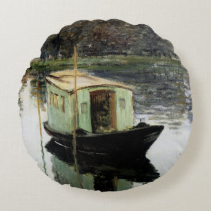 Das Atelierboot Rundes Kissen