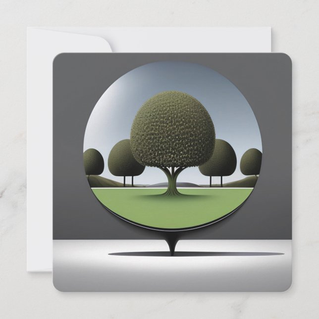 Das ätherische Paradoxon Einladung (Vorderseite)