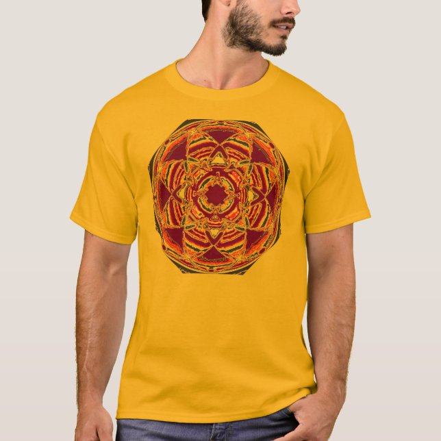 Das Atom Mandala-Shirt T-Shirt (Vorderseite)