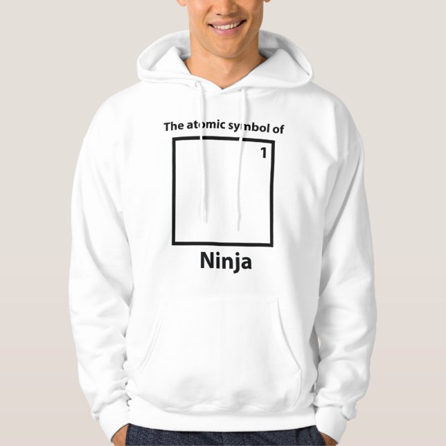 Das Atomsymbol von Ninja Hoodie (Vorderseite)