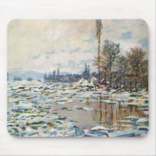 Das Aufbrechen des Eises von Claude Monet Mousepad