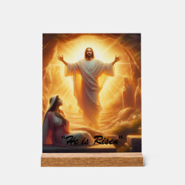 Das Auferstehungslicht: Jesus Christus erhebt sich Acrylschild