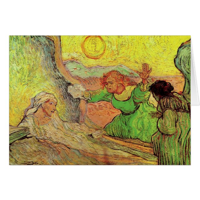 Das Aufheben von Lazarus durch Vincent van Gogh Ca (Vorderseite (Horizontal))