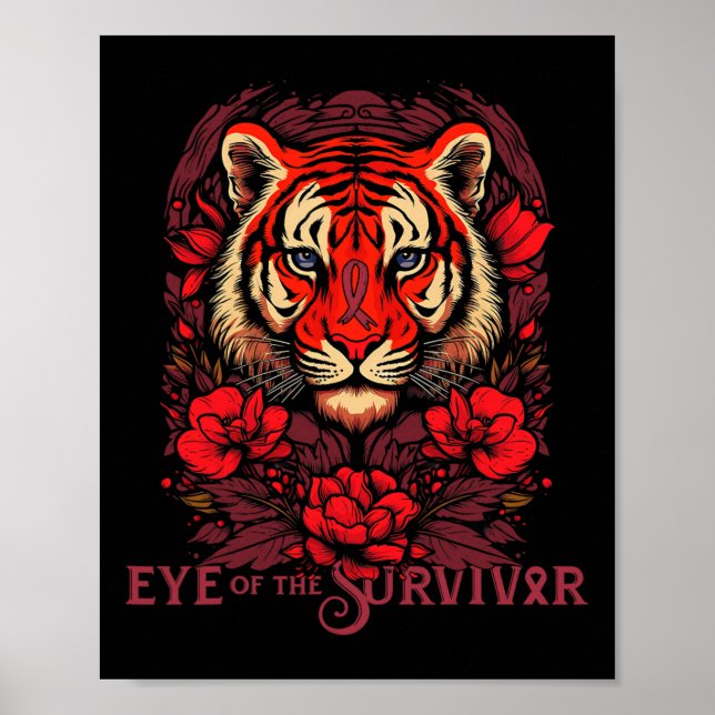 Das Auge der Sichelzelldrüse Poster (Vorne)