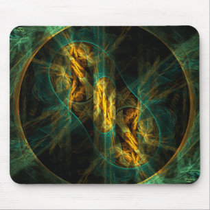 Das Auge des Abstrakten Kunstmousepads Dschungel Mousepad