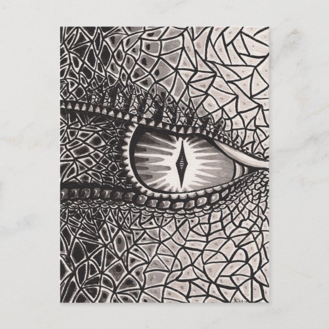 Das Auge des Drachen-Postkarte Postkarte (Vorderseite)
