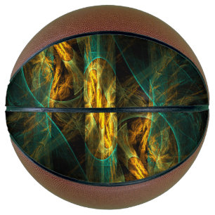 Das Auge des Dschungels Abstrakte Kunst Basketball