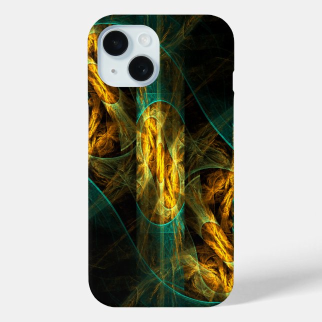 Das Auge des Dschungels Abstrakte Kunst Case-Mate iPhone Hülle (Rückseite)