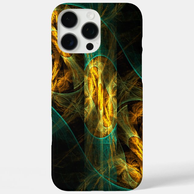 Das Auge des Dschungels Abstrakte Kunst Case-Mate iPhone Hülle (Rückseite)