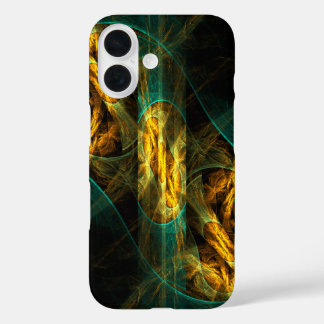 Das Auge des Dschungels Abstrakte Kunst iPhone 16 Hülle