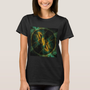 Das Auge des Dschungels Abstrakte Kunst T-Shirt