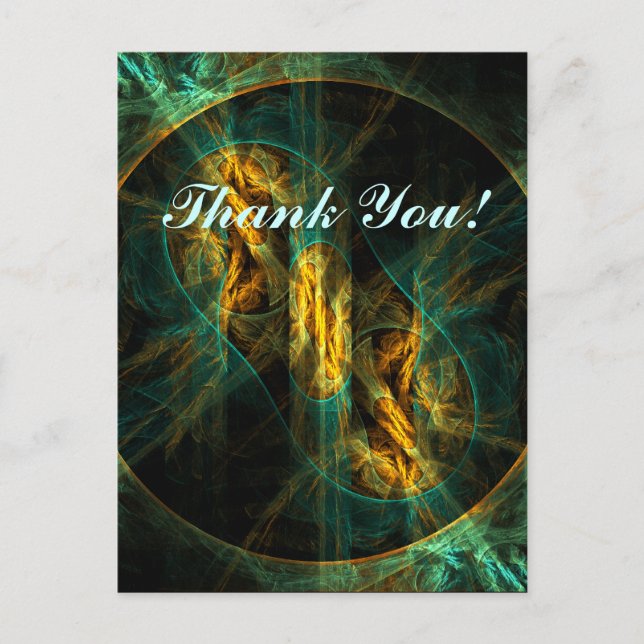 Das Auge des Dschungels Danke, Postcard Postkarte (Vorderseite)