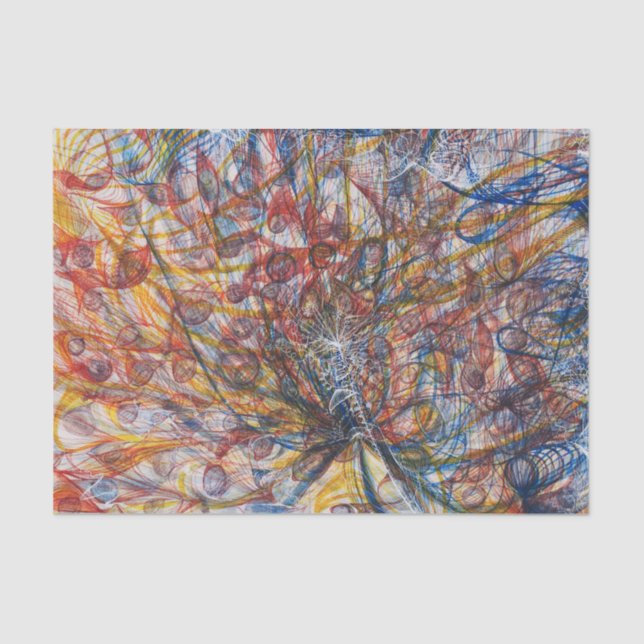 Das Auge des Herrn von Georgiana Houghton Seidenpapier (Vorderseite)