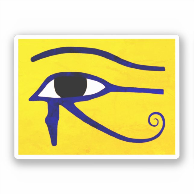 Das Auge des Horus Aufkleber (Vorderseite)
