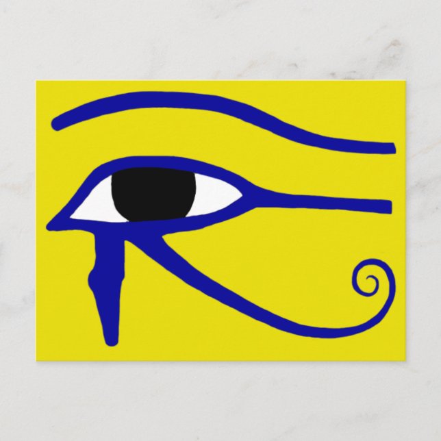 Das Auge des Horus Postkarte (Vorderseite)