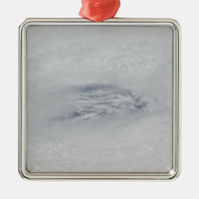 Das Auge des Hurrikans BIll Ornament Aus Metall (Vorne)