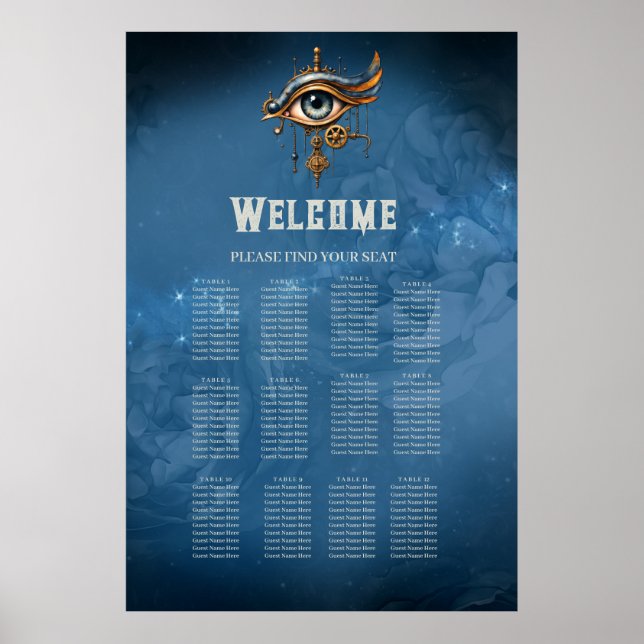 Das Auge des Universums Poster (Vorne)